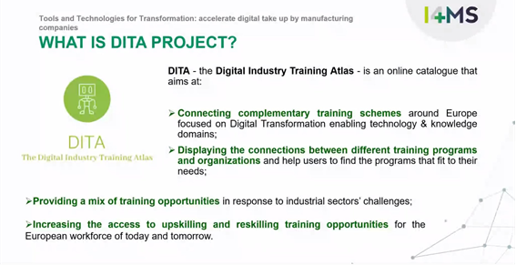 I4MS EVENT DITA I4MS EVENT DITA